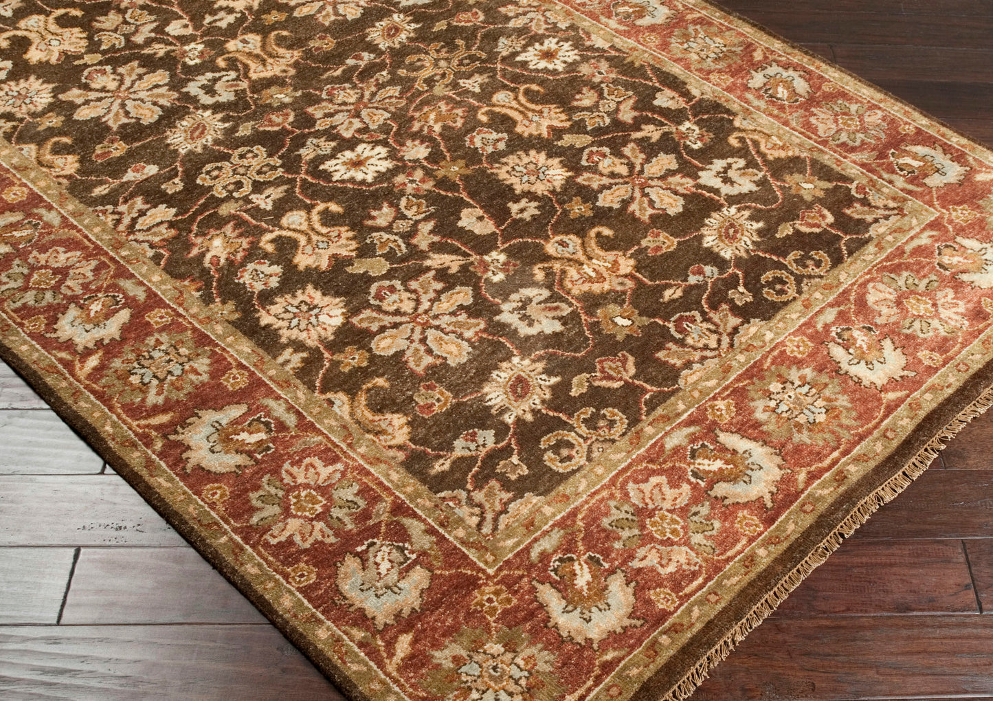 Surya Estate Est-10506 Dark Brown Rug 9' X 13'
