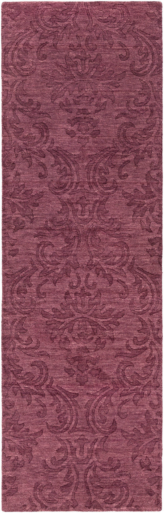 Surya Etching Plum Rug 2'6" X 8'