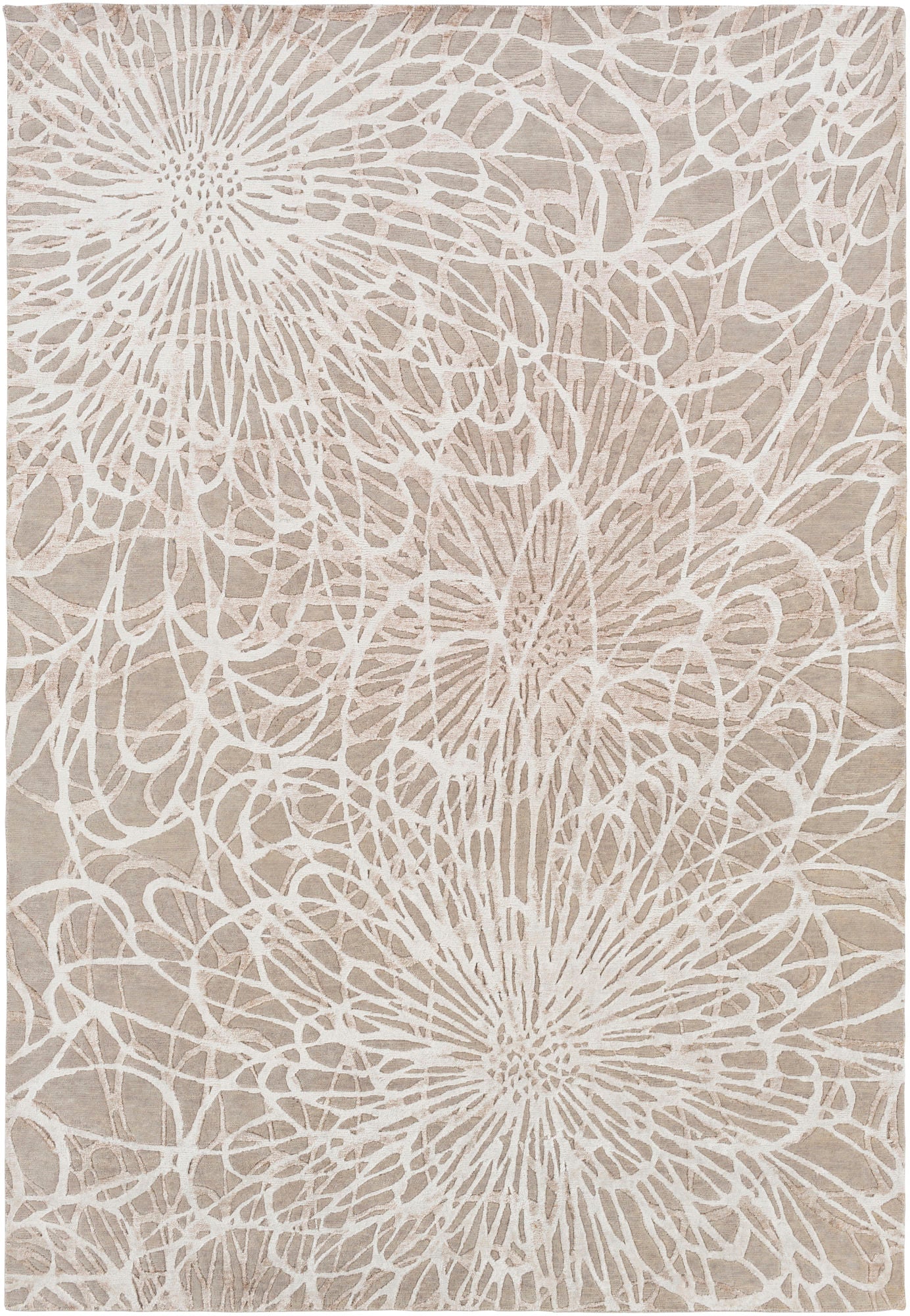 Surya Etienne Taupe Rug 6' X 9'