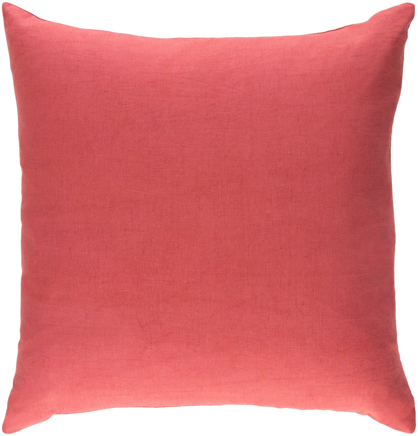 Surya Ethiopia Brick Red Pillow Shell With Down Insert 18"H X 18"W