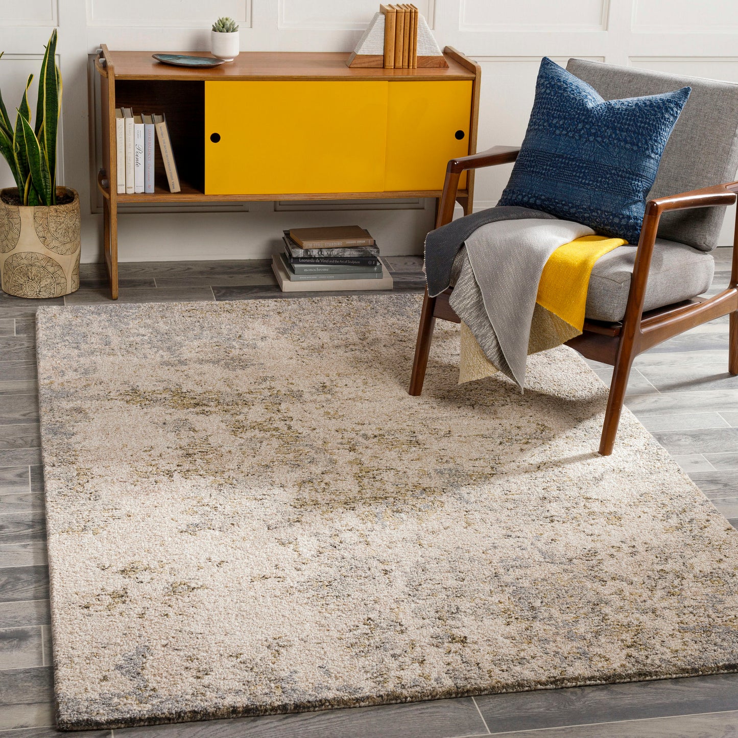 Surya Evoke Rug 2' X 3' - Mustard