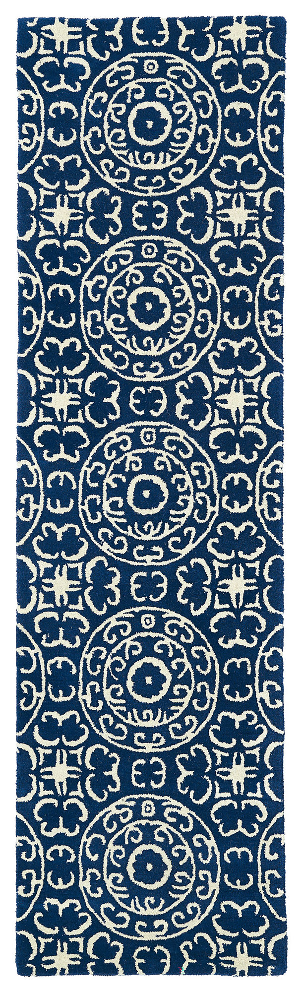 Kaleen Tara Rounds Collection EVL03-22 Navy Area Rug 11'9" x 11'9"
