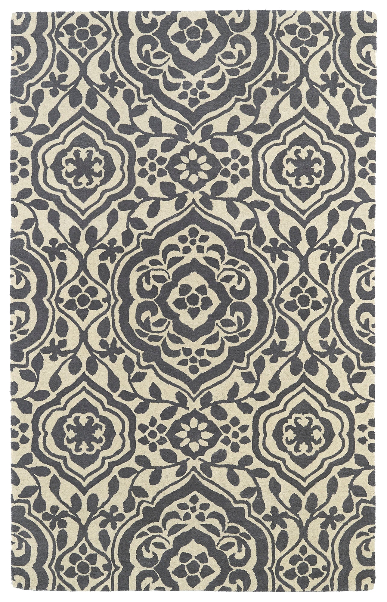 Kaleen Tara Square Collection Dark Grey Area Rug 11'9" x 11'9"