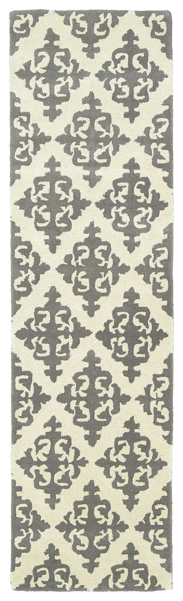 Kaleen Tara Square Collection Light Grey Area Rug 5'9" x 5'9"