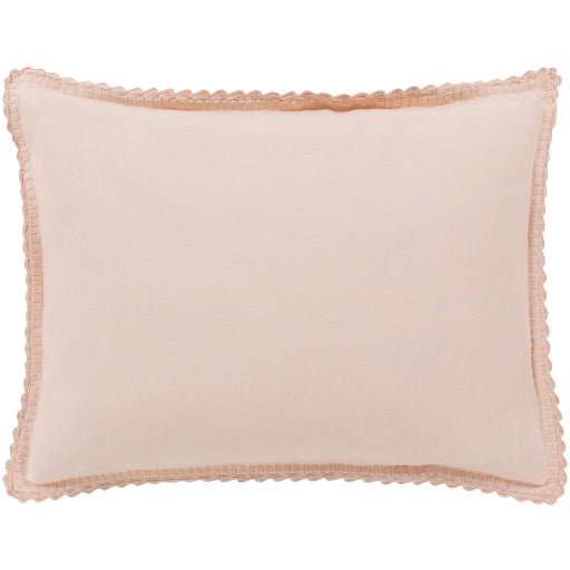 Surya Evelyn Pale Pink King Sham 20"H X 36"W