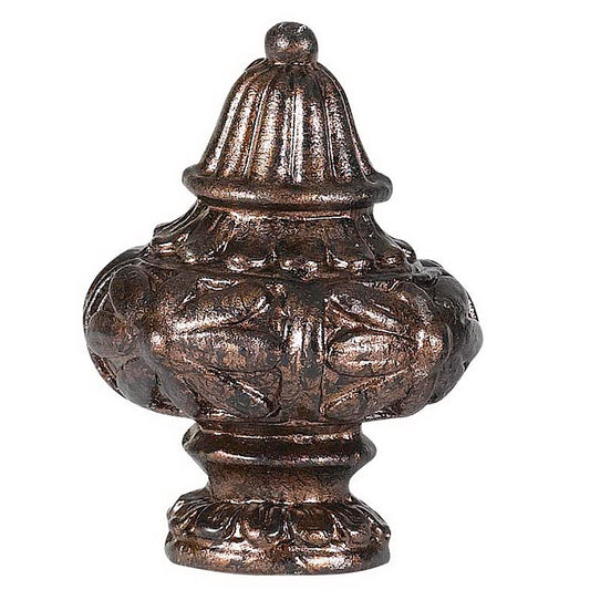 Brown Metal Metal finials - Finials, FA-5064A