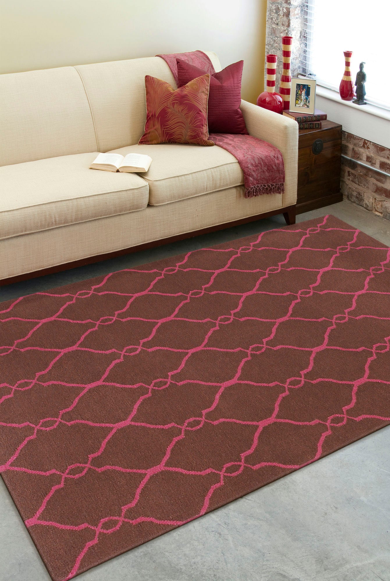 Surya Fallon Fal-1012 Dark Brown Rug 8' Round