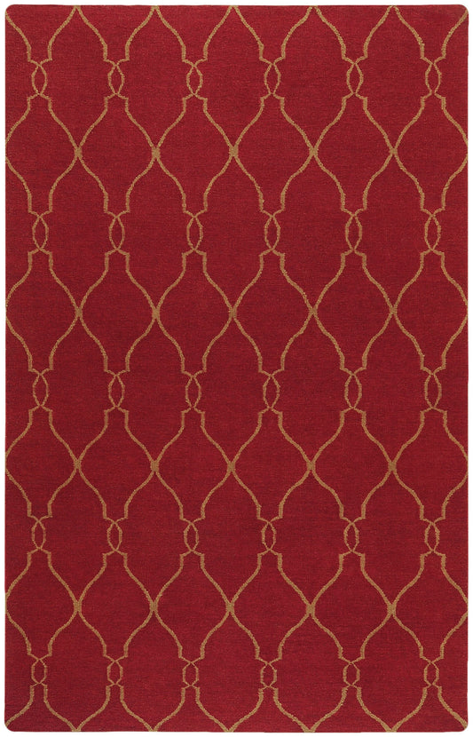 Surya Fallon Brick Red Rug 3'6" X 5'6"