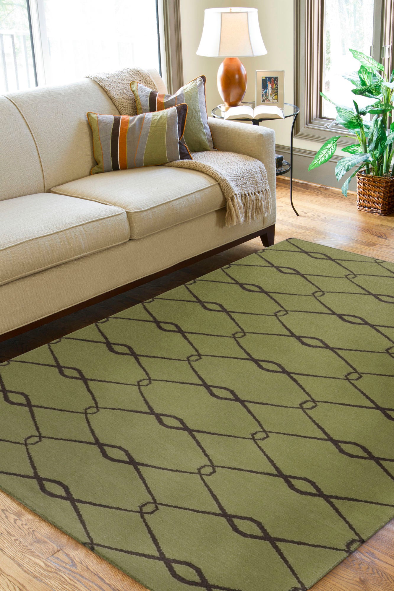 Surya Fallon Sage Rug 5' X 8'