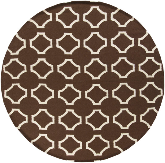 Surya Fallon Fal-1019 Dark Brown Rug 8' Round
