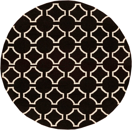 Surya Fallon Black Rug 8' Round