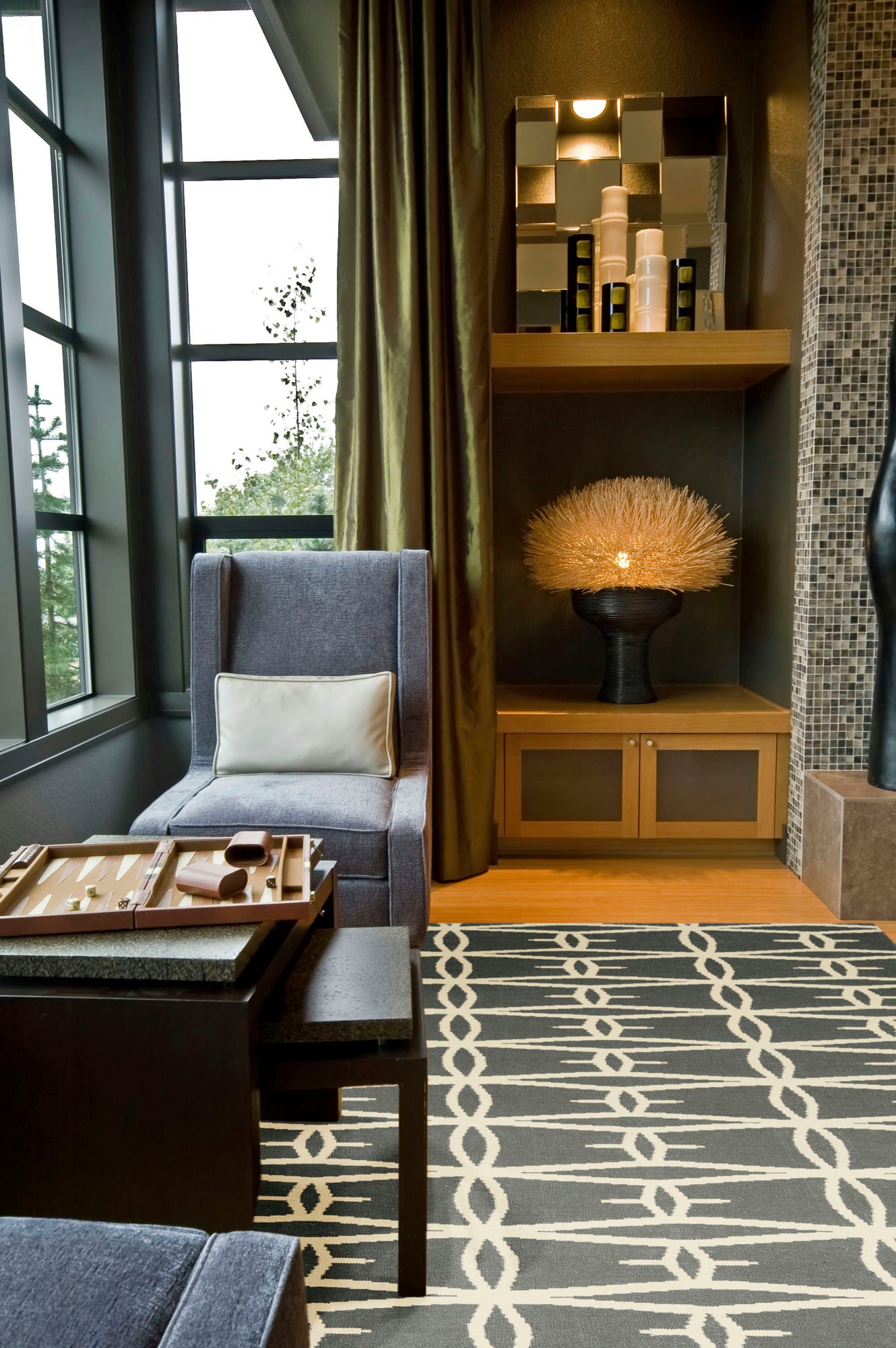 Surya Fallon Fal-1027 Charcoal Rug 8' Round