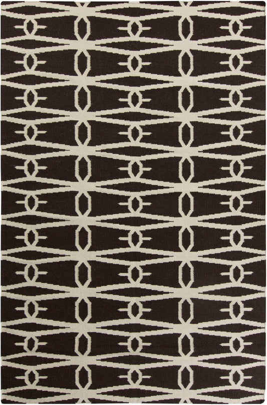 Surya Fallon Dark Brown Rug 3'6" X 5'6"