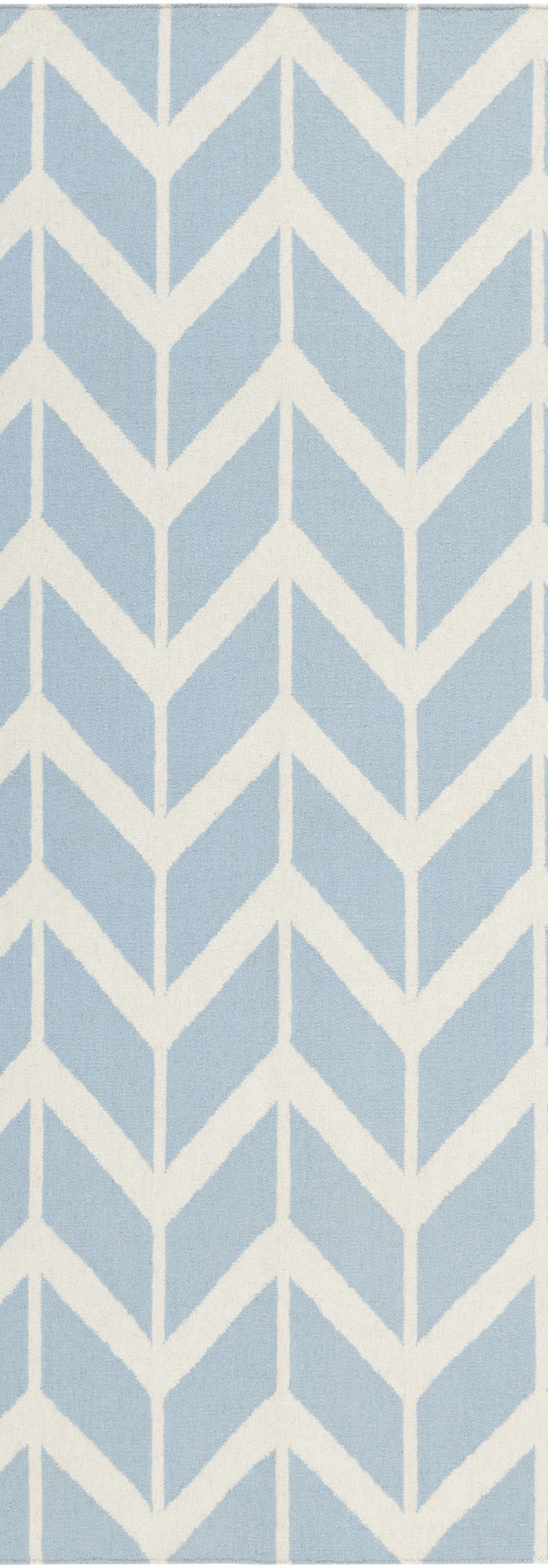 Surya Fallon Pale Blue Rug 2'6" X 8'