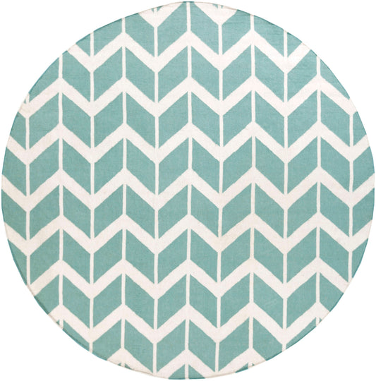 Surya Fallon Aqua Rug 8' Round