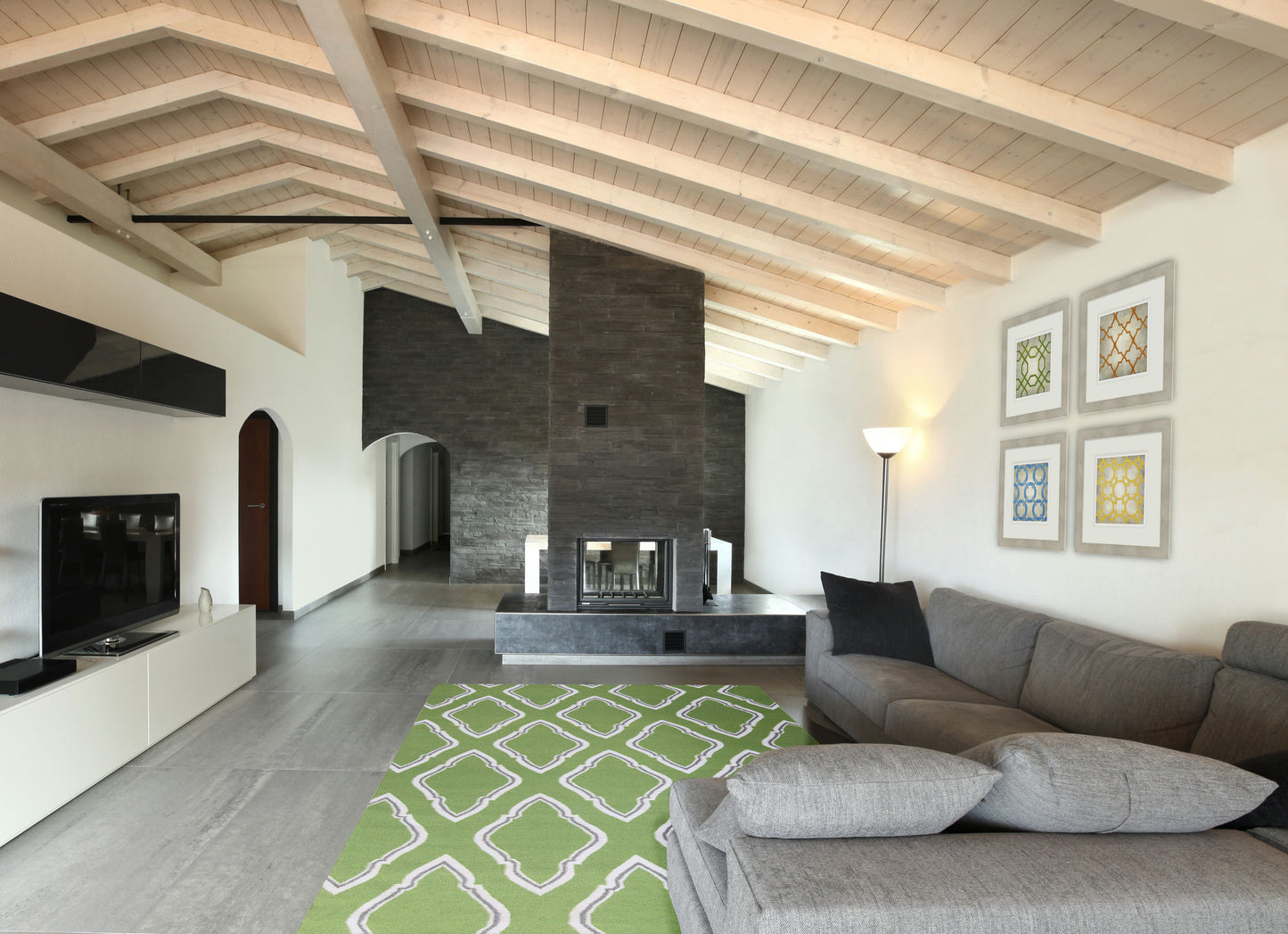 Surya Fallon Fal-1096 Deep Teal Rug 8' Round