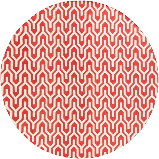 Surya Fallon Burgundy Rug 8' Round