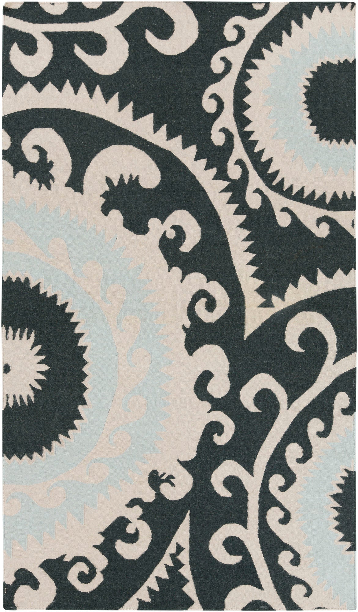 Surya Fallon Dark Green Rug 2' X 3'