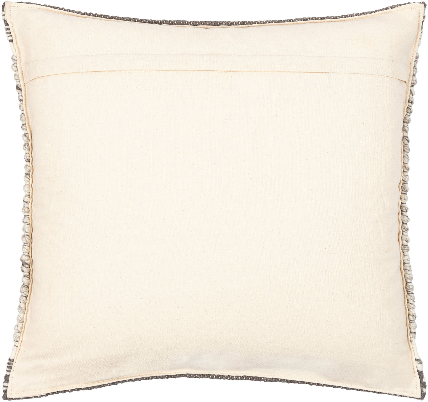 Surya Faroe Light Beige Pillow Shell With Down Insert 14"H X 22"W