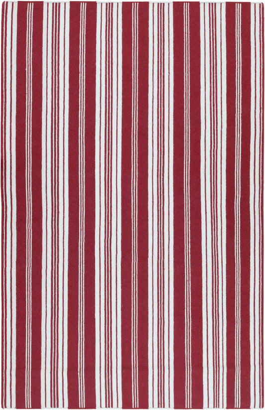 Surya Farmhouse Stripes Light Beige Rug 8' X 11'