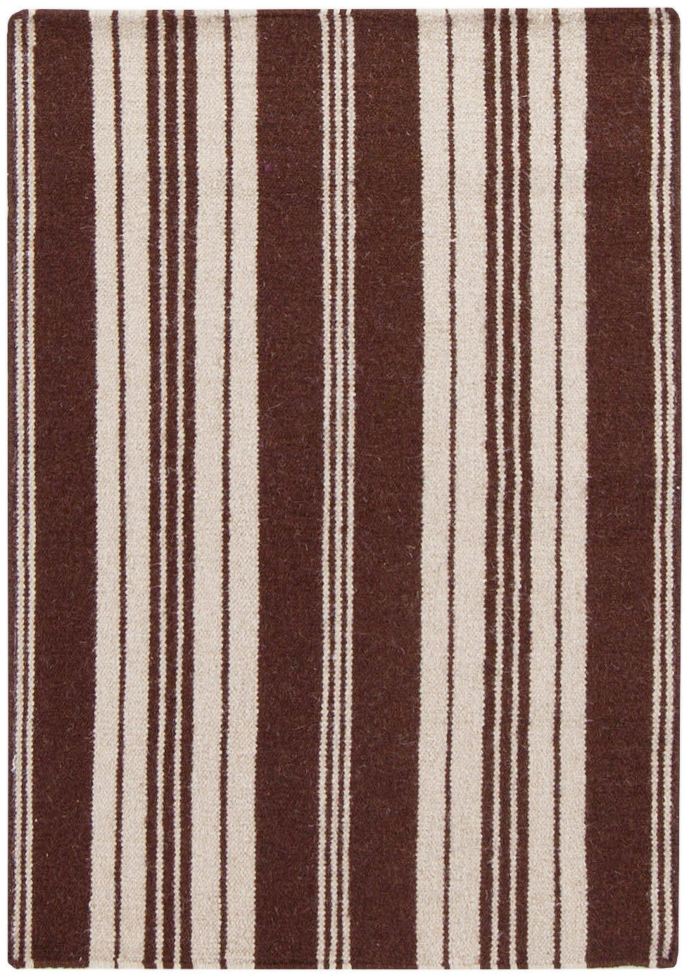Surya Farmhouse Stripes Beige Rug 2' X 3'