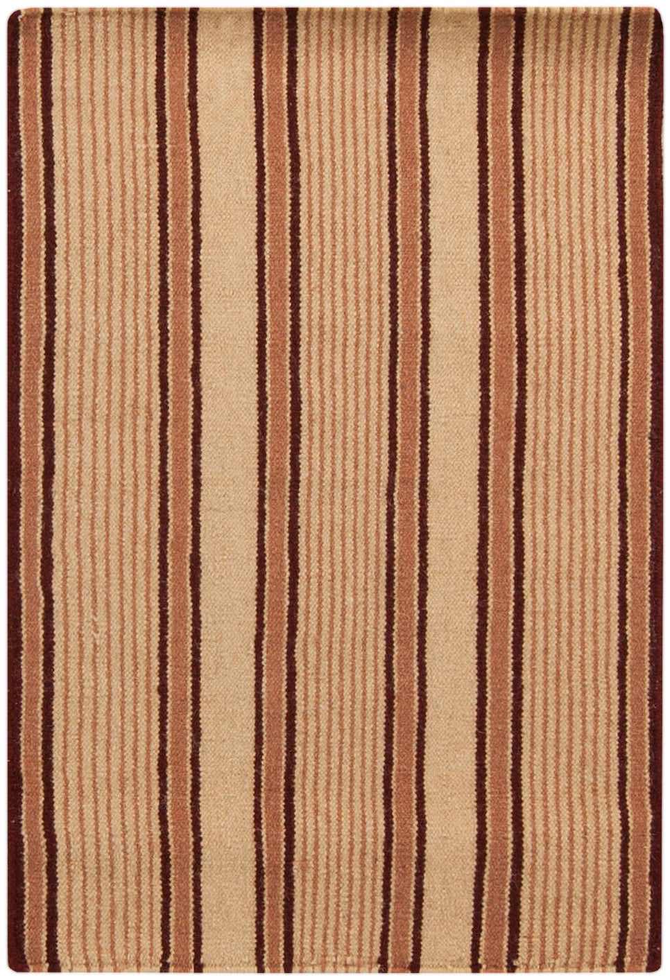 Surya Farmhouse Stripes Wheat Rug 2' X 3'