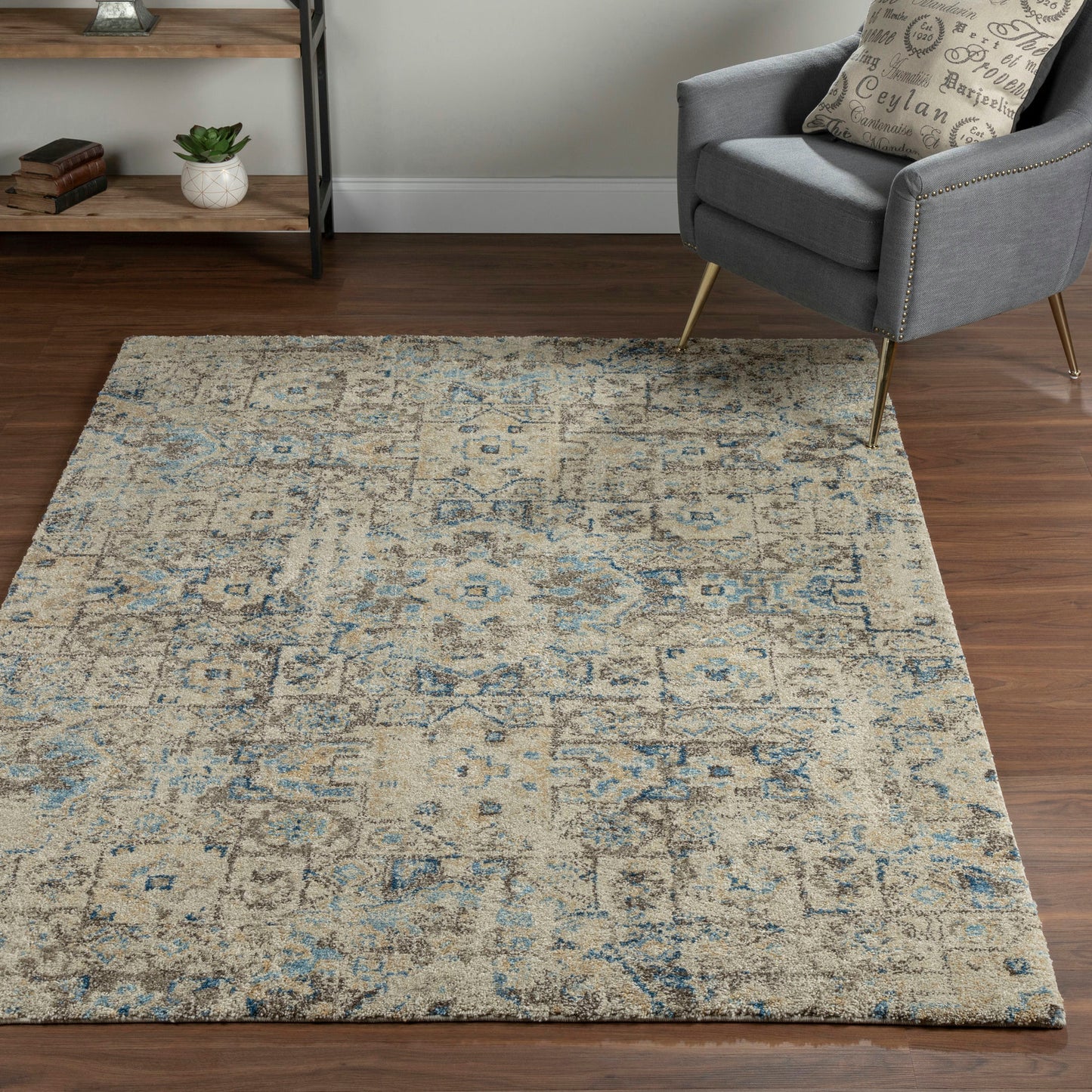 Fresca FC9 Ivory 5'3" x 7'7" Rug