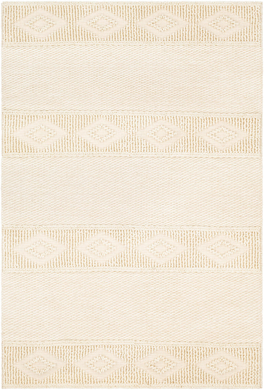 Surya Farmhouse Neutrals Cream Rug 6' X 9'