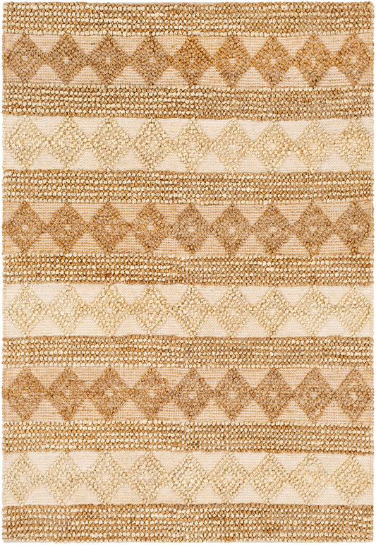 Surya Farmhouse Naturals Beige Rug 6' X 9'
