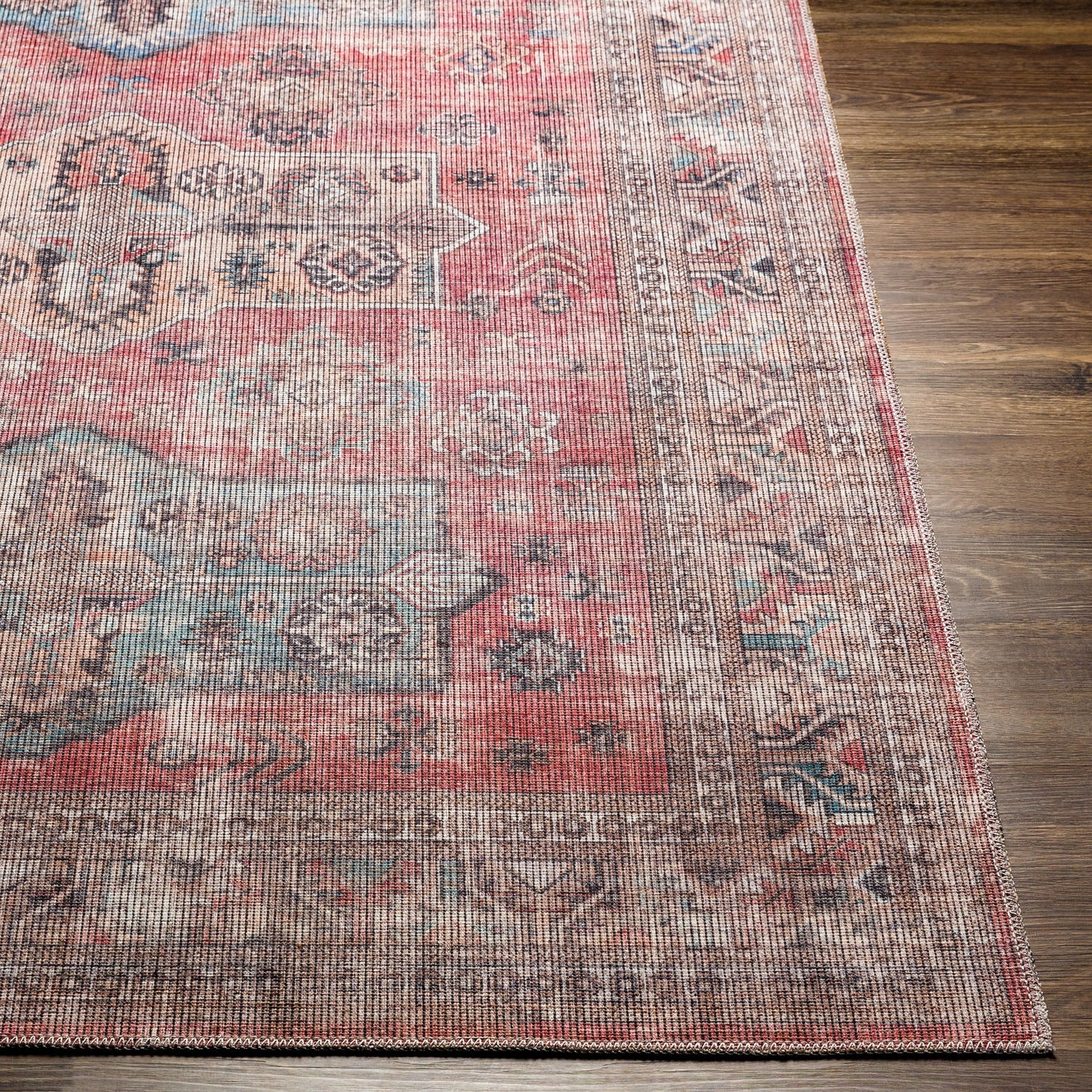 Surya Farrell Aqua Rug 2'7" X 10'