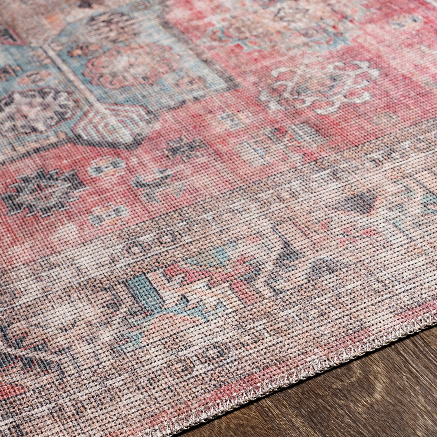 Surya Farrell Aqua Rug 2'7" X 10'