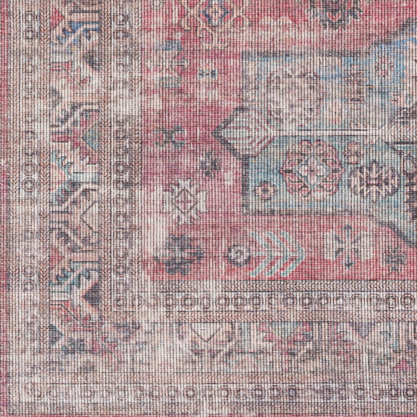Surya Farrell Aqua Rug 2'7" X 10'