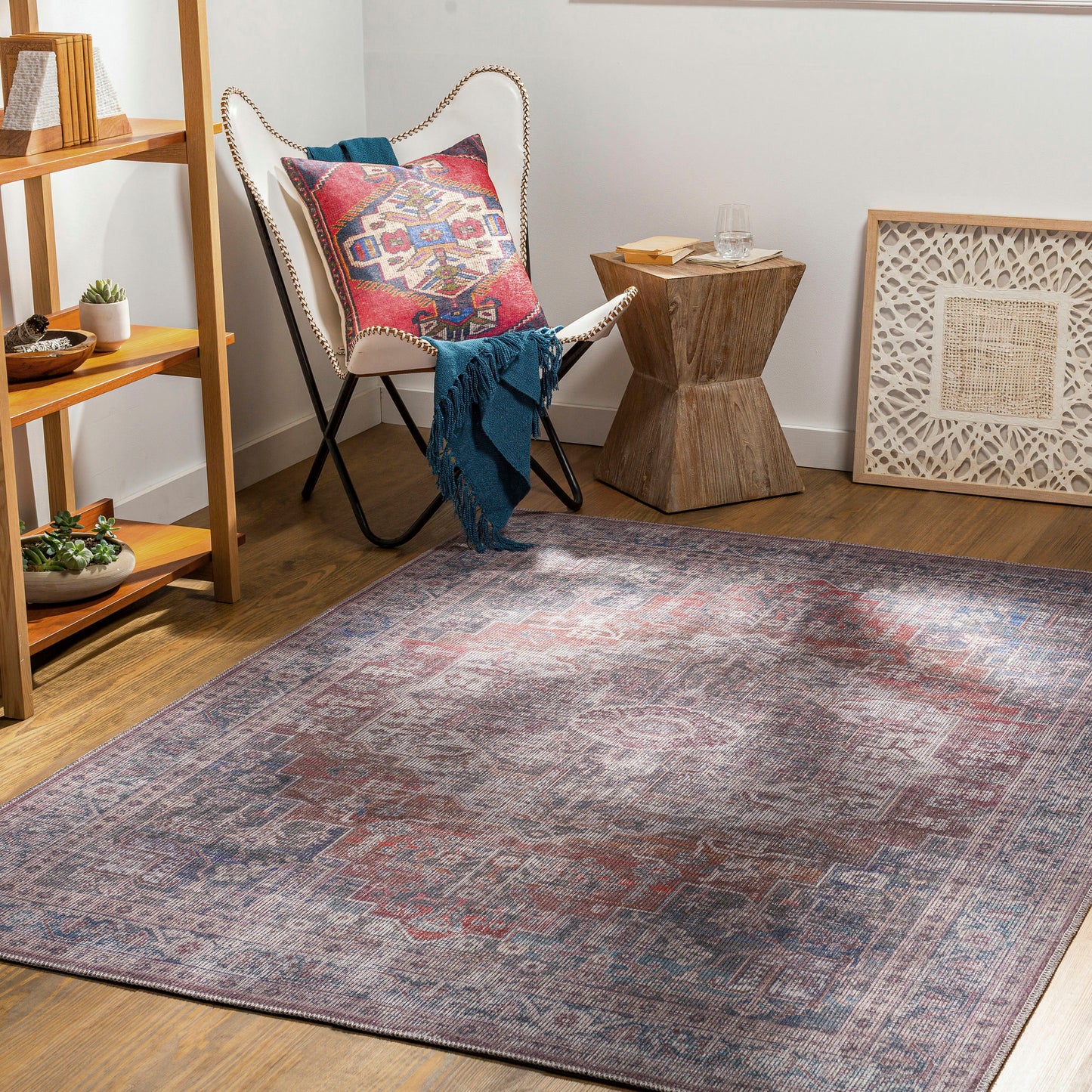 Surya Farrell Dark Blue Rug 7'10" X 10'2"