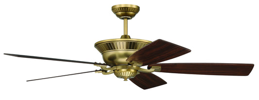 52" Forum Ceiling Fan in Satin Brass