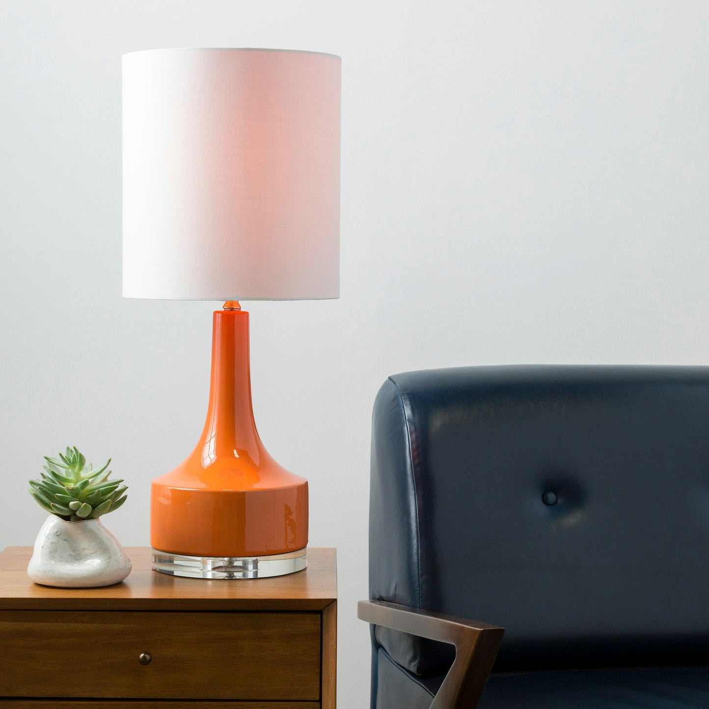 Surya Farris Orange Lighting 25"H X 11"W X 11"D