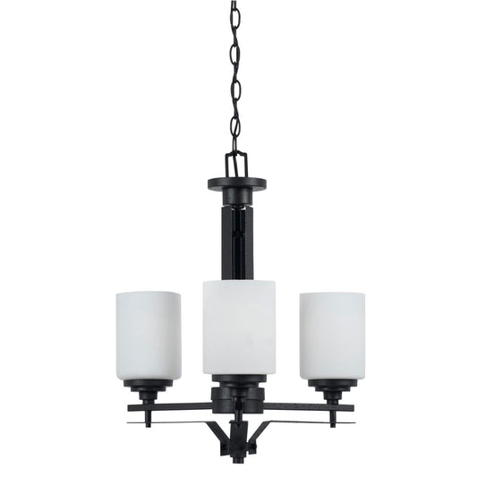 Frosted white Metal Judson - Chandelier