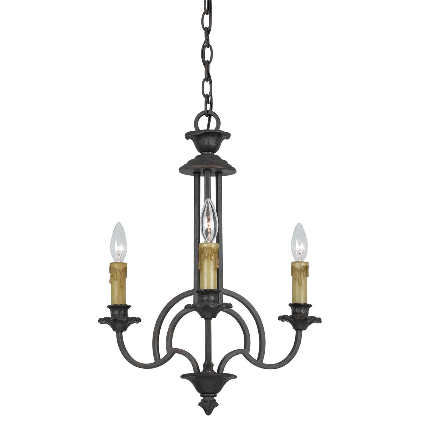English bronze Metal Elberton - Chandelier