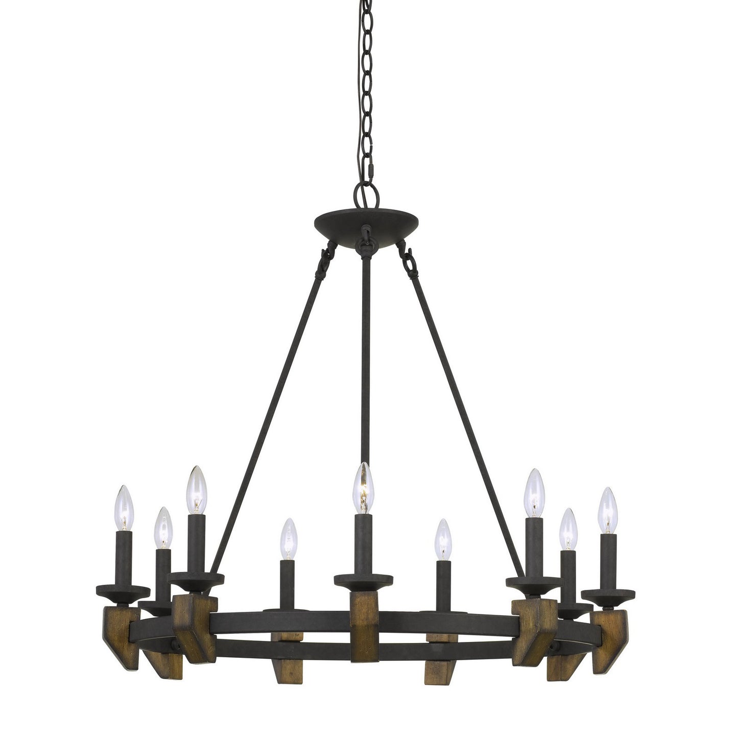 Bronze/wood Metal Cruz - Chandelier, FX-3517-9