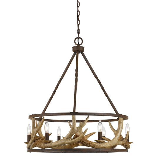 Rust Metal Antler - Chandelier