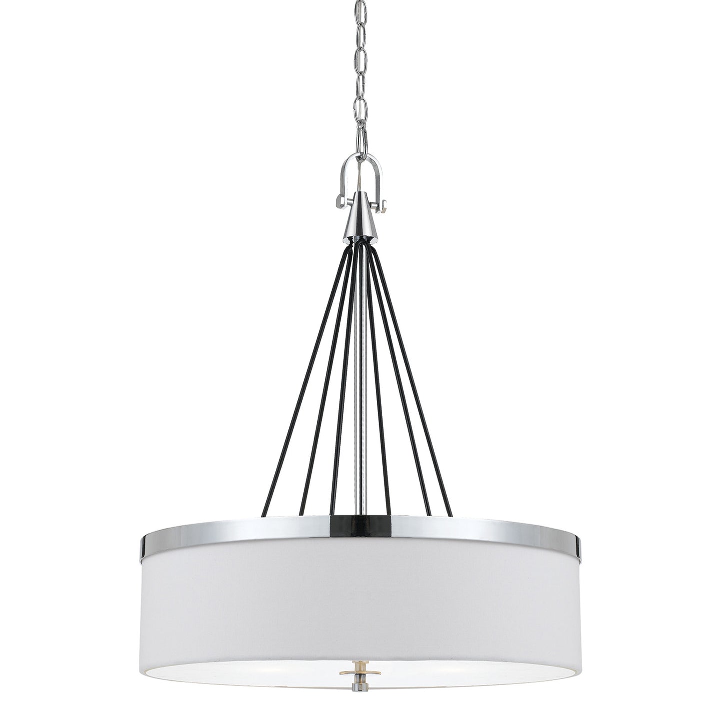 Chrome Metal Rimini - Chandelier