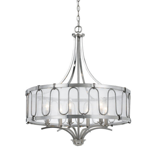 Brushed steel Metal Vicenza - Chandelier