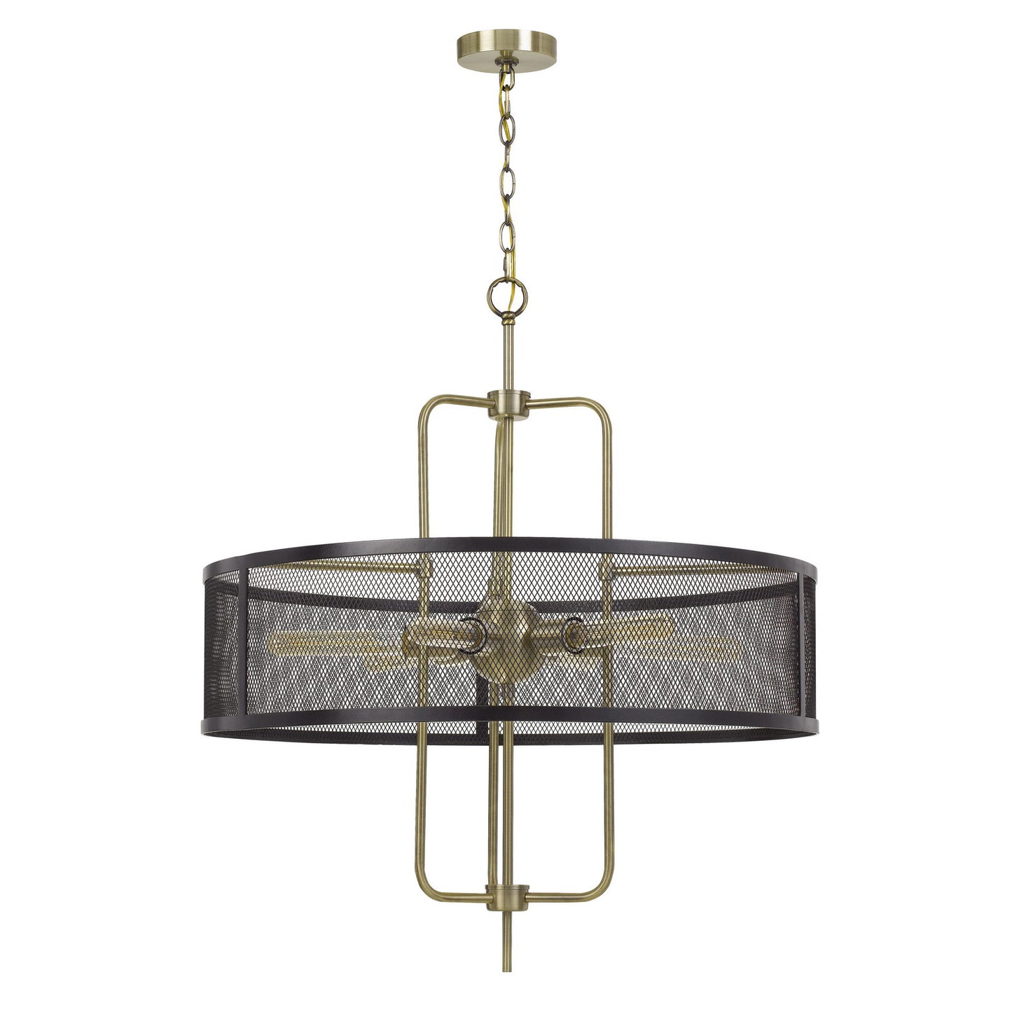 Black/antique brass Metal Leiden - Chandelier