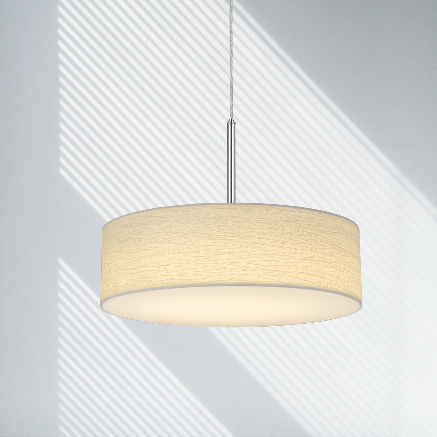 Cream white Metal Led pendant - Pendant