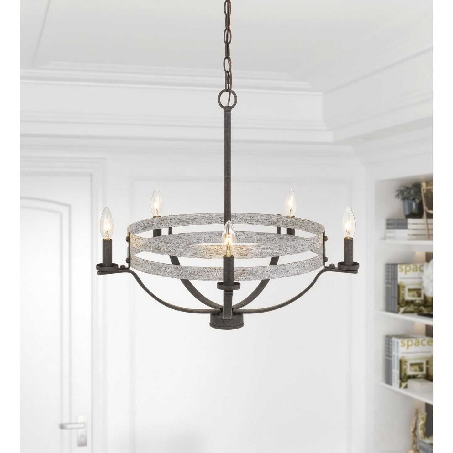 Gray Metal Brig - Chandelier