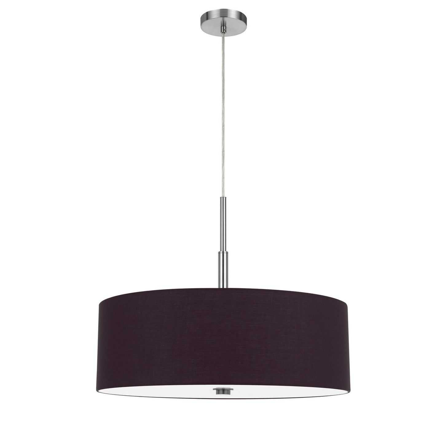 Plum Metal, fabric Lonoke - Chandelier, pendant