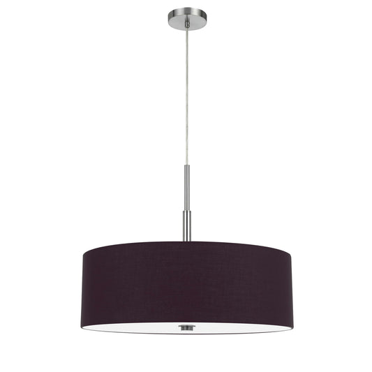 Plum Metal, fabric Lonoke - Chandelier, pendant