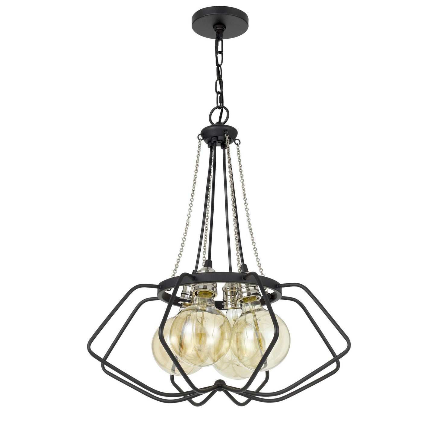 Black/chrome Metal Laude - Chandelier