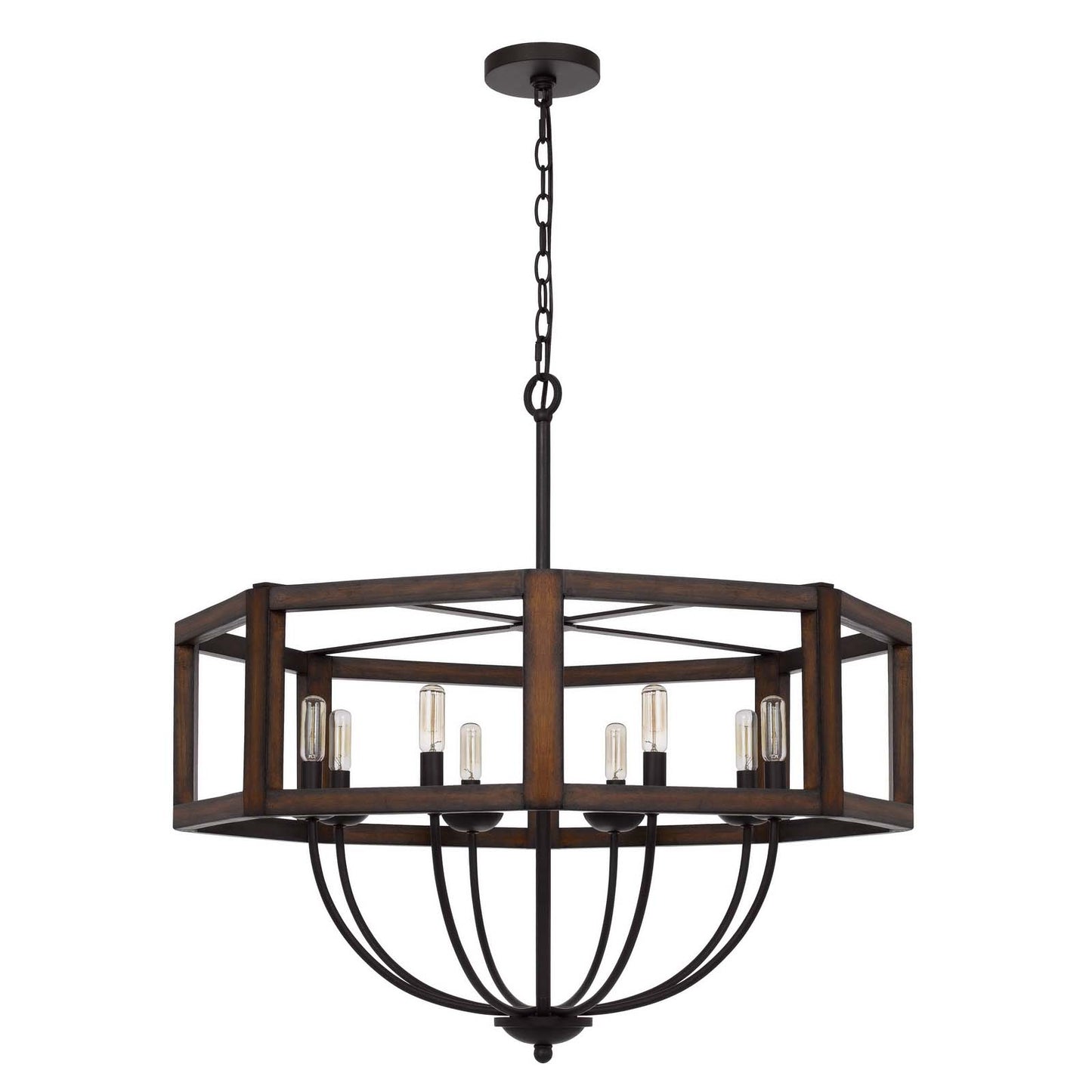 Oak Dark bronze Renton - Chandelier, FX-3761-8