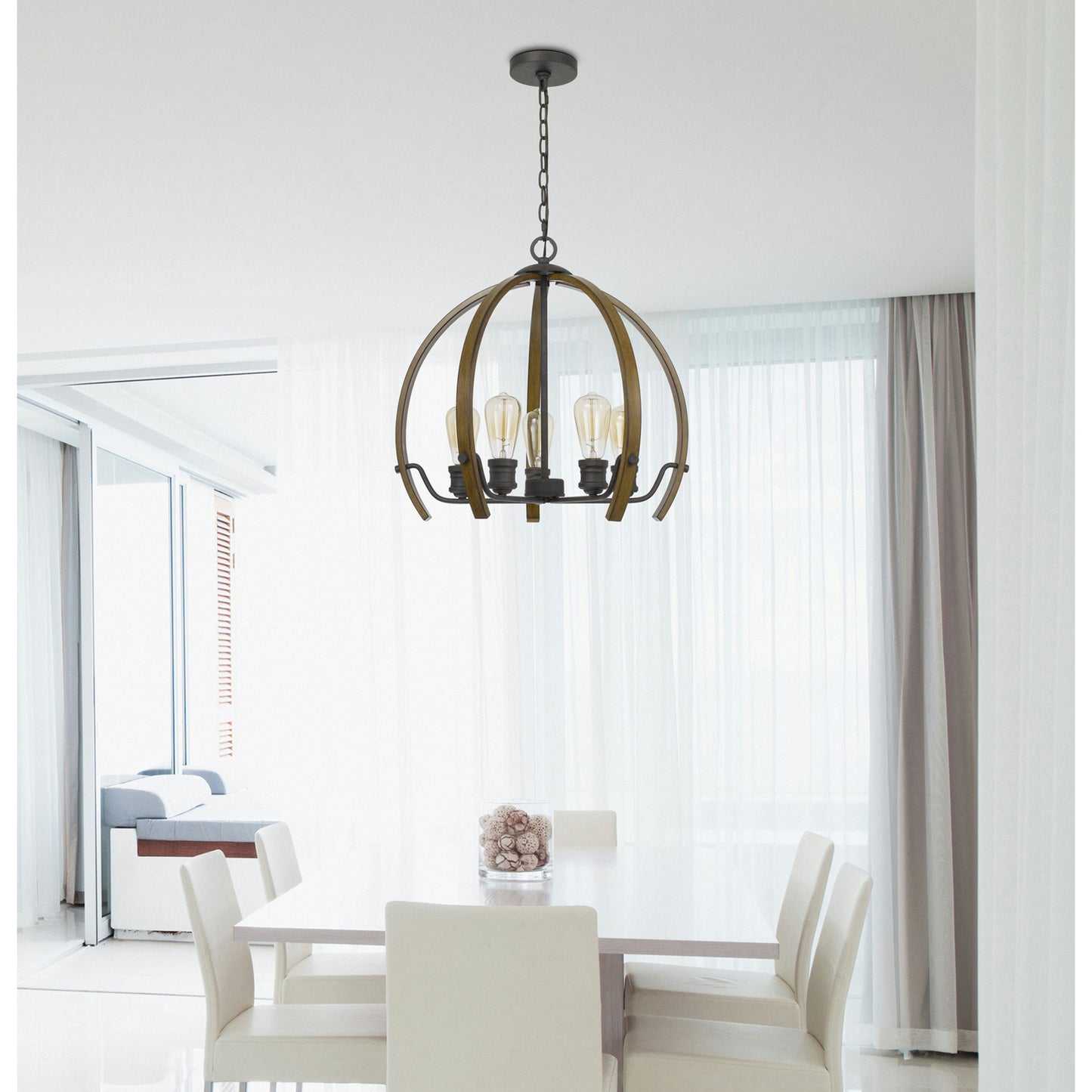 Oak Wood Riverton - Chandelier