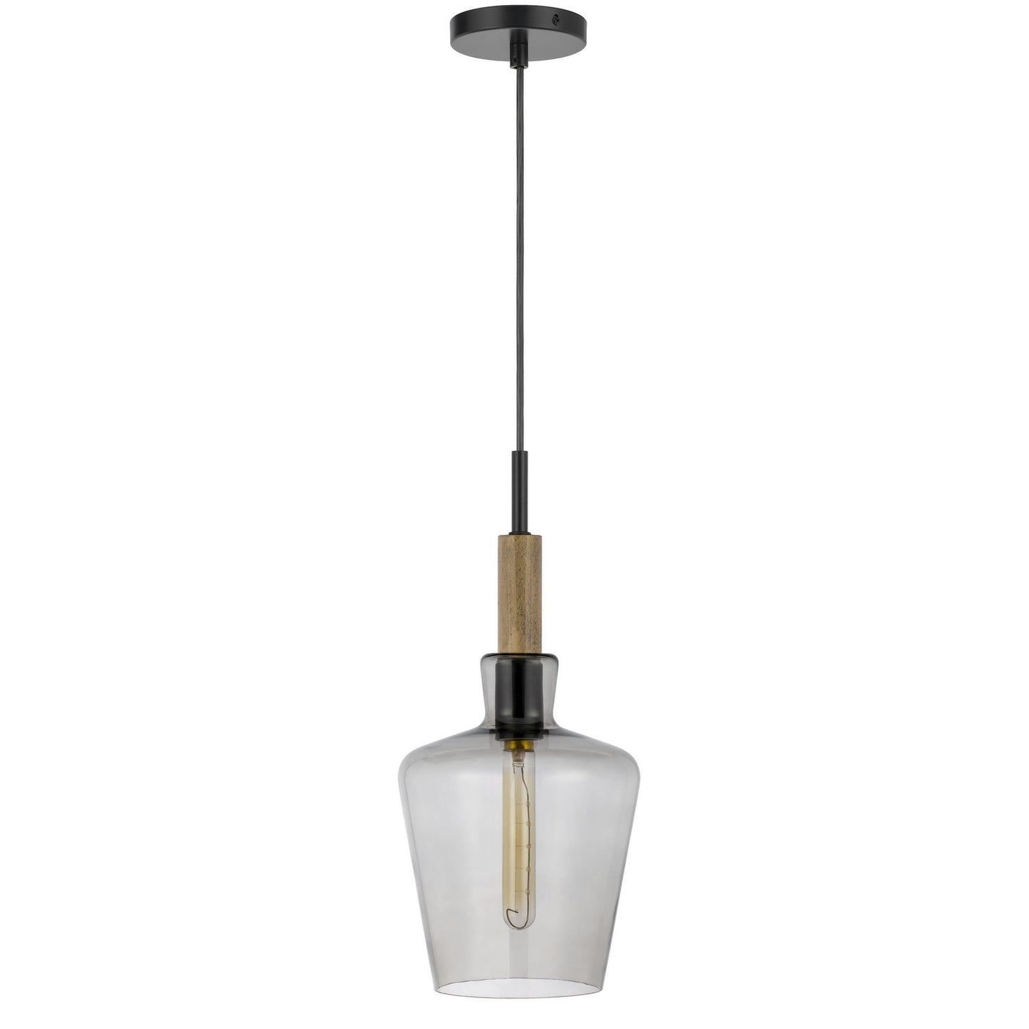 Smoked/basswood Metal Swindon - Pendant